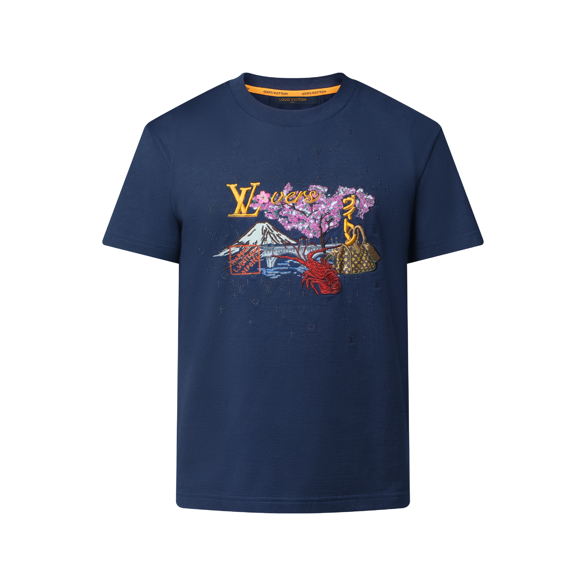 Embroidered T-Shirt - Luxury Blue | LOUIS VUITTON
